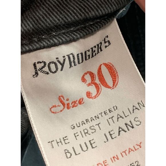 Roy Roger's Women's Superior Black Denim Slim Fit Jeans Size 30 - Picture 7 of 7